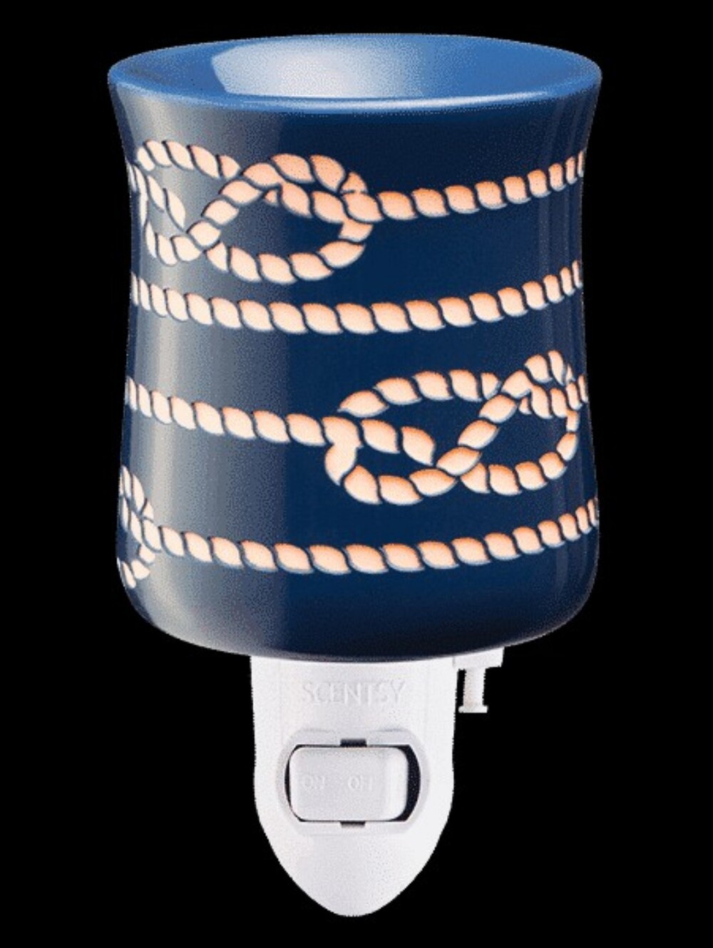 Scentsy "Nautical Blue" Warmer with Rope Design *NEW*